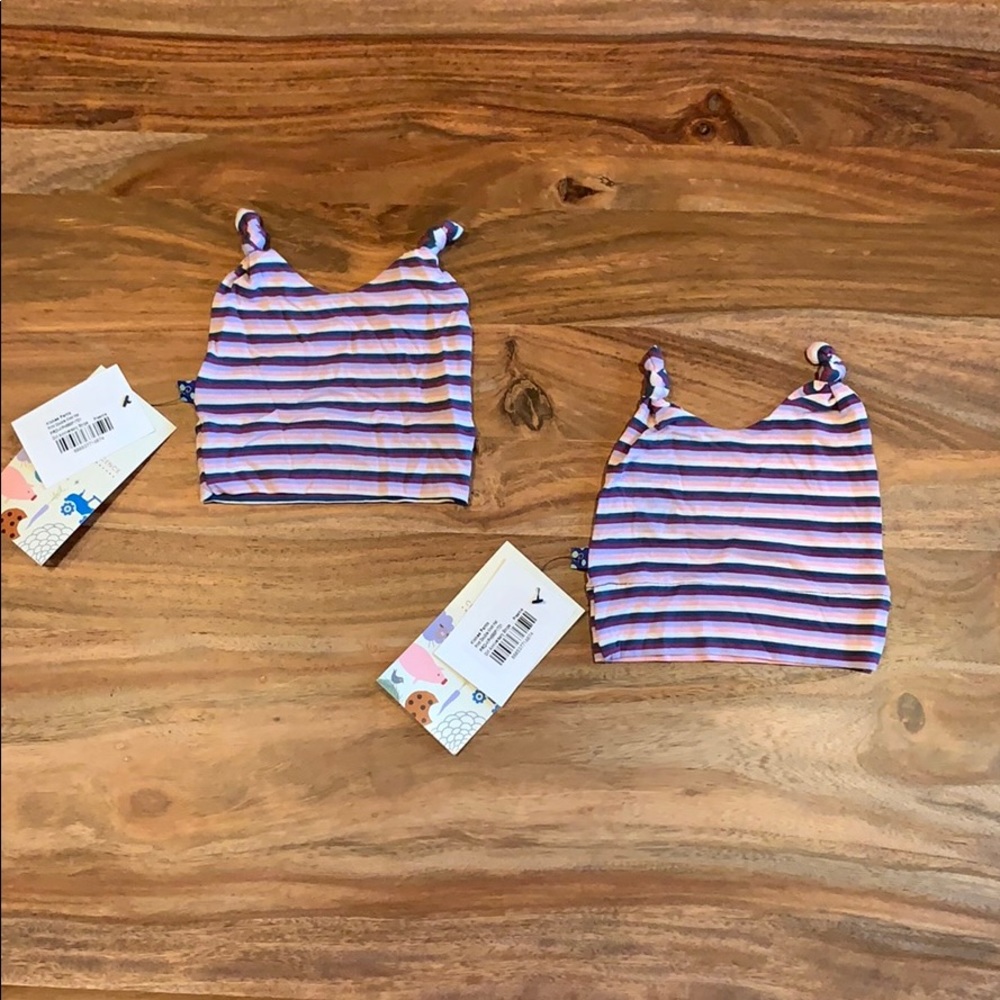 NWT! 2 Kickee Pants Double Knot Hats. Size Preemie